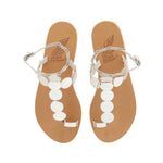 Asteras Mirror Silver sandals top