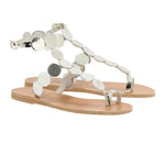 Asteras Mirror Silver sandals 3-4
