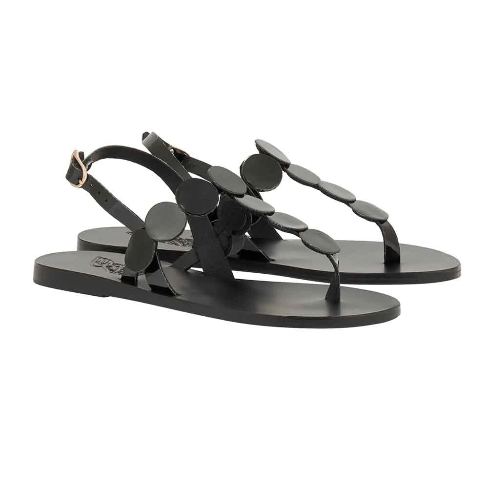 Ilios Mirror Black sandals 3-4
