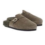 Vasilitsa Suede All Khaki sandals 3-4