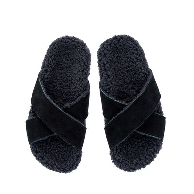 Anilio Suede Black sandals top