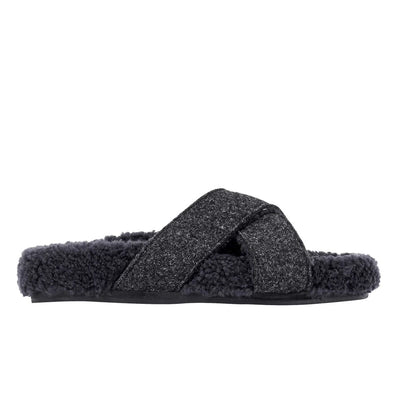 Anilio Felt Black sandals