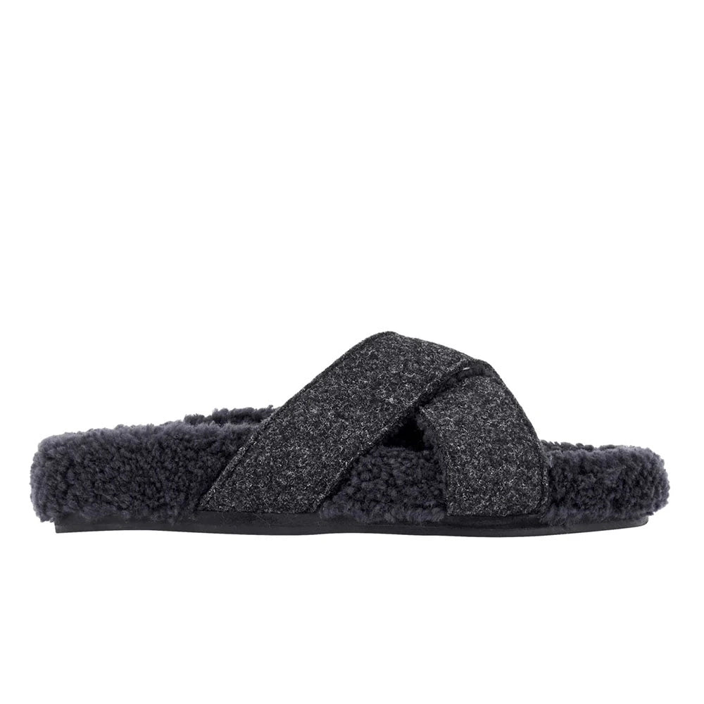 Anilio Felt Black sandals
