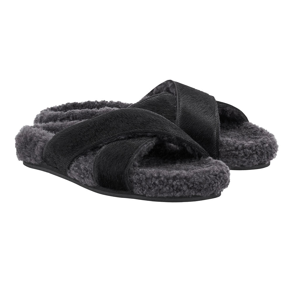 Anilio Pony Black sandals 3-4