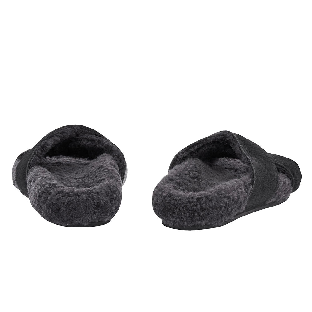 Anilio Pony Black sandals back