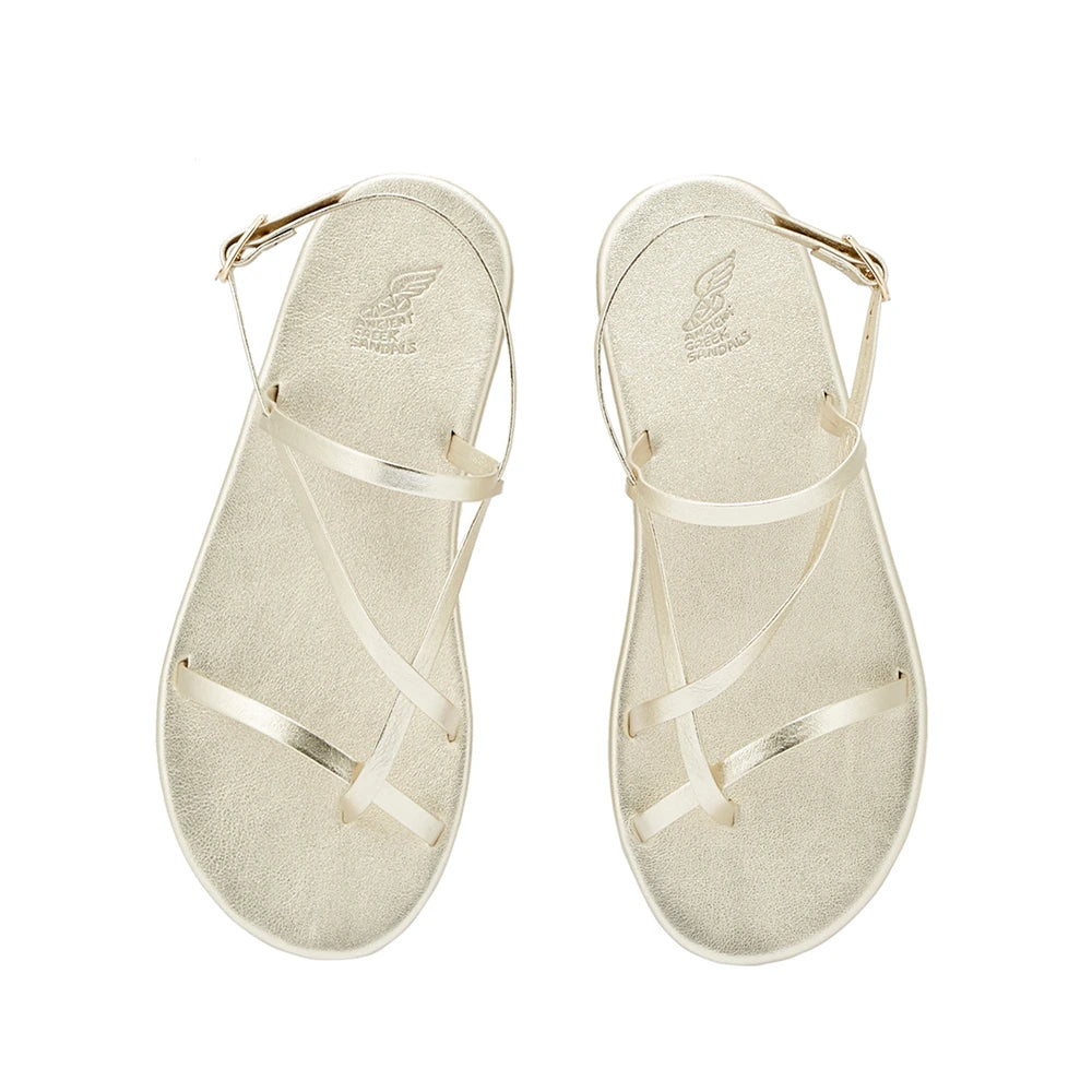 Alethea Flip Flop All Platinum top