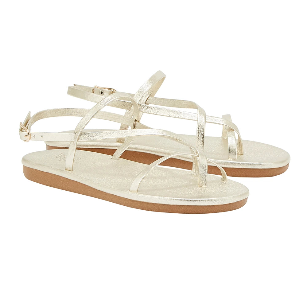Alethea Flip Flop All Platinum 3-4