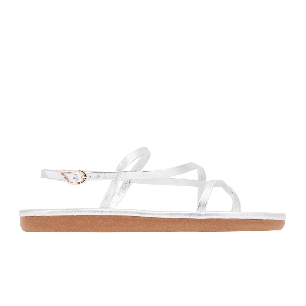 Alethea Flip Flop All Silver side