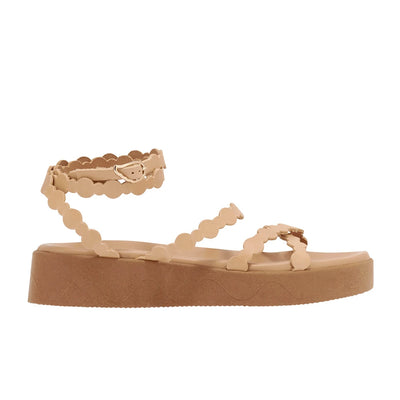Aspis Leather Natural sandals side