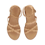 Aspis Leather Natural sandals top