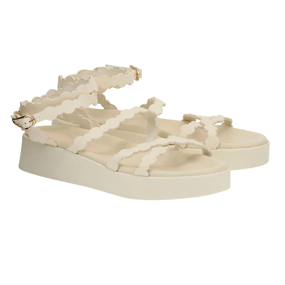 Aspis Leather Off White sandals 3-4