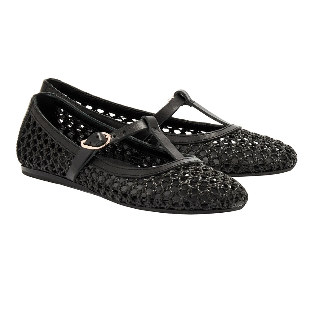 Aerati Ballet Flat Black 3-4