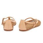 Aerati Ballet Flat Brown back