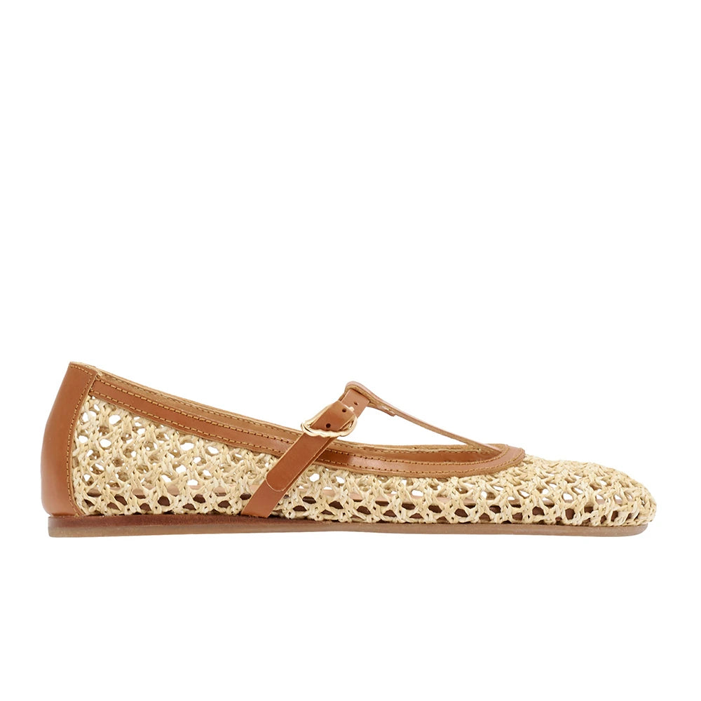 Aerati Ballet Flat Natural side
