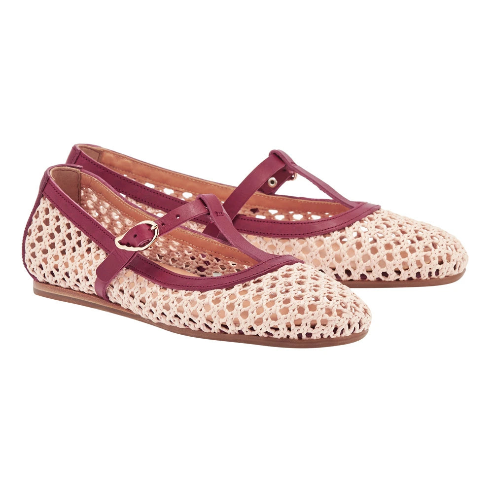 Aerati Ballet Flat Nude 3-4 view