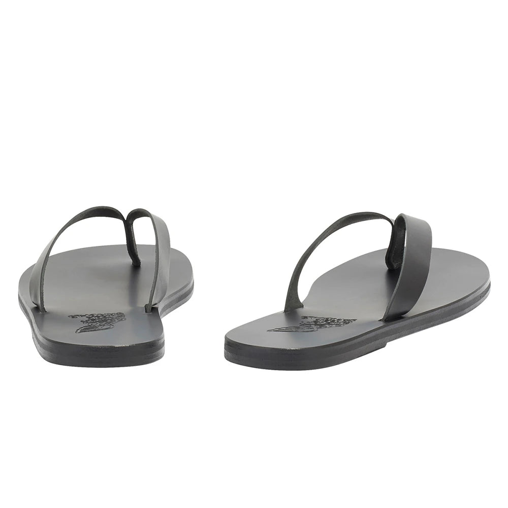 Solon Leather Black sandals back