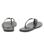 Solon Leather Black sandals back