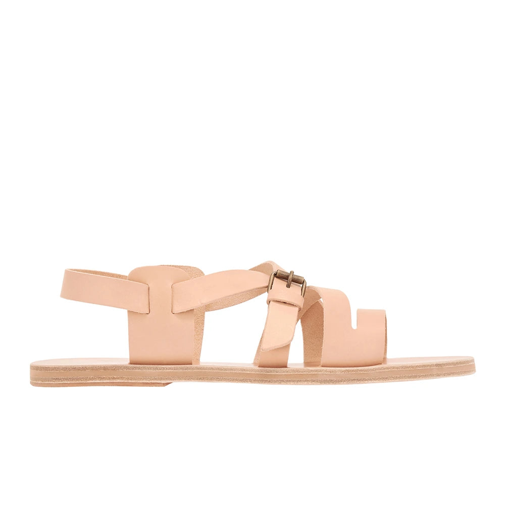 Hercules Leather Natural sandals side