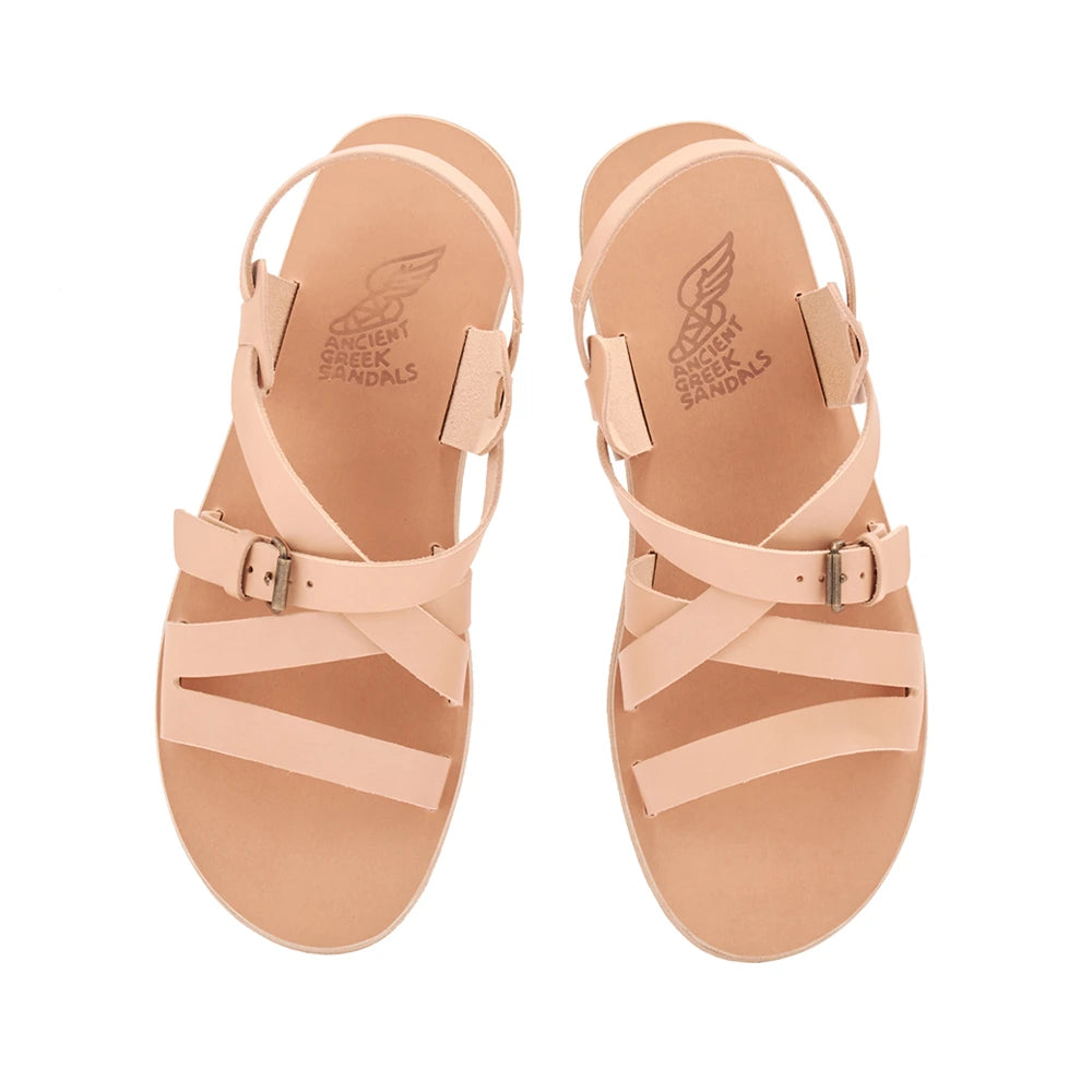 Hercules Leather Natural sandals top