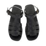 Ektoras Leather Black sandals top