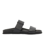 Kimon Leather Black sandals side