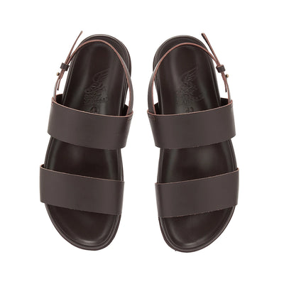 Dimos Leather T-Moro backstrap sandals top