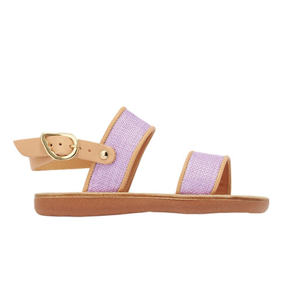 Little Clio Rafia Soft Lila/Natural side