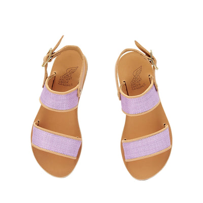 Little Clio Rafia Soft Lila/Natural top