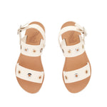 Little Clio Eyelets Soft Off White top