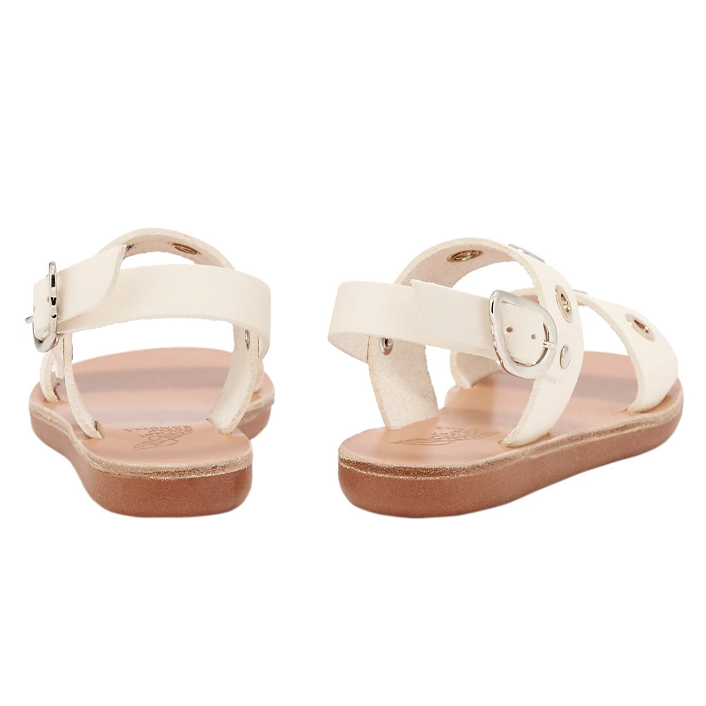 Little Clio Eyelets Soft Off White back