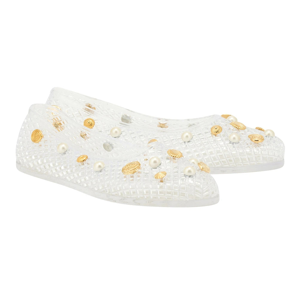 Iro with Shells Clear sandals 3-4