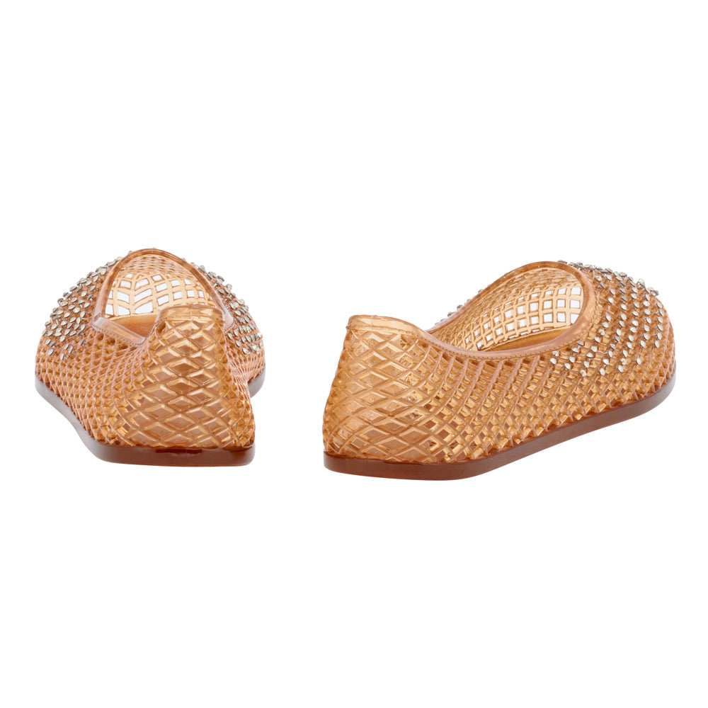 Iro Jelly Caramel with Swarovski Crystals – Ancient Greek Sandals