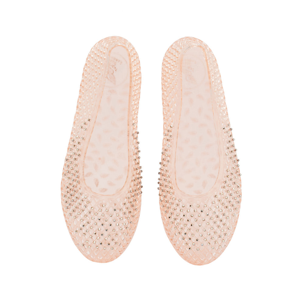 Iro Jelly Nude with Swarovski Crystals – Ancient Greek Sandals