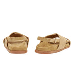 Ikesia Suede Leather Tampa sandals back