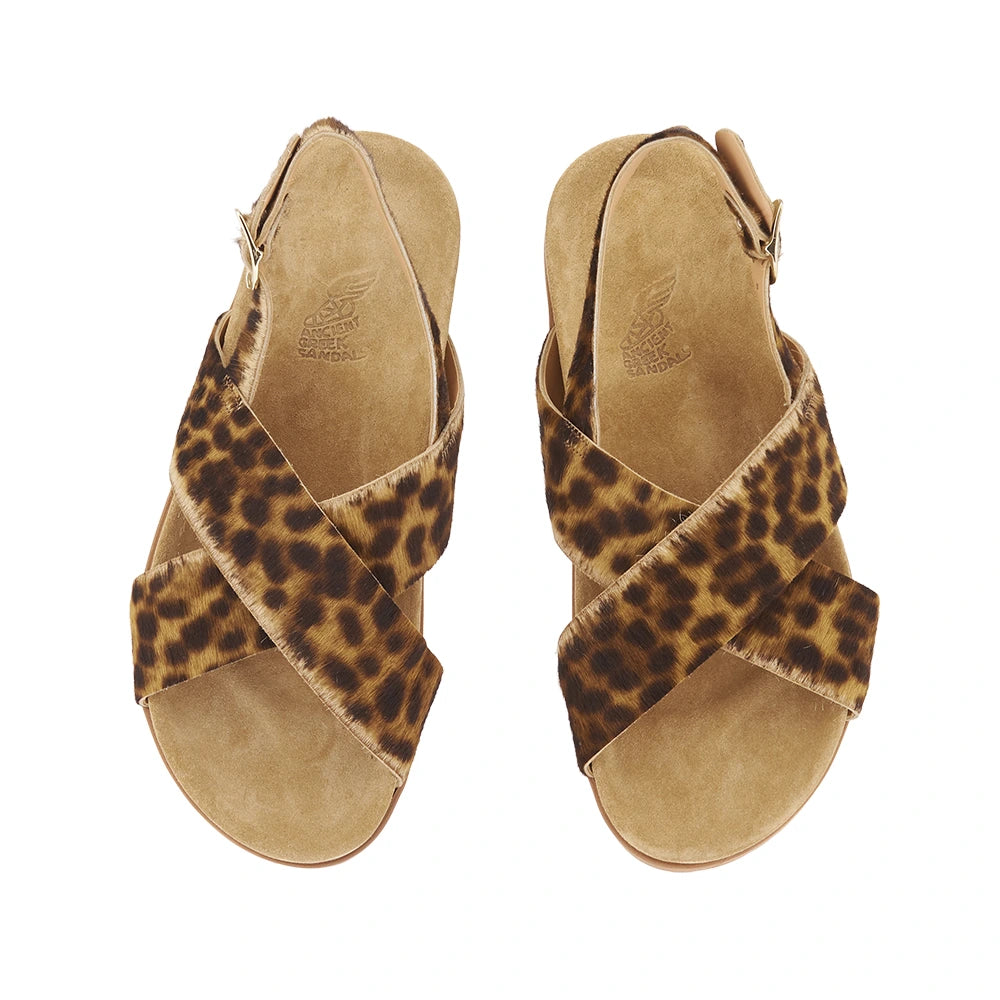 Ikesia Pony Lynx sandals top