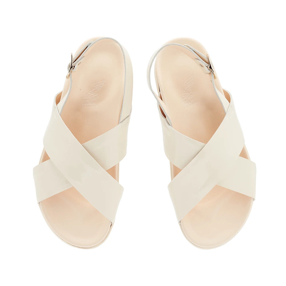 Ikesia Naplack Leather Off White top