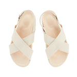 Ikesia Naplack Leather Off White top