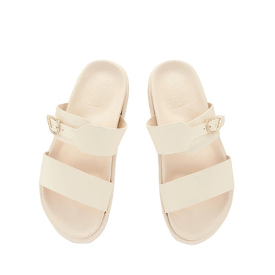 Latria 2Flatform Leather Off White sandals top