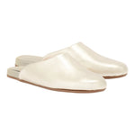 The Slipper Leather Platinum sandals 3-4