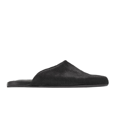 The Slipper Pony Black sandals side