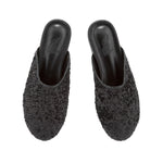The Slipper Sequins Black top view