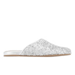 The Slipper Sequins Silver side view