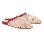 The Slipper Raffia Nude 3-4 view