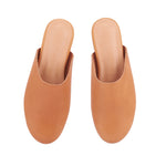 The Slipper Oily Vachetta Natural top view