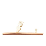 Calisto Mirror Gold sandals side