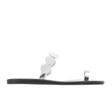 Calisto Mirror Silver sandals side