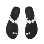 Calisto Mirror Silver sandals top