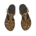 Karina Pony Lynx sandals top