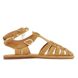 Karina Shells Suede Sahara sandals side
