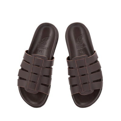 Laodamas Leather T-Moro sandals top